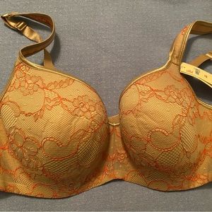 Cacique Bra - Beige and Orange Bra